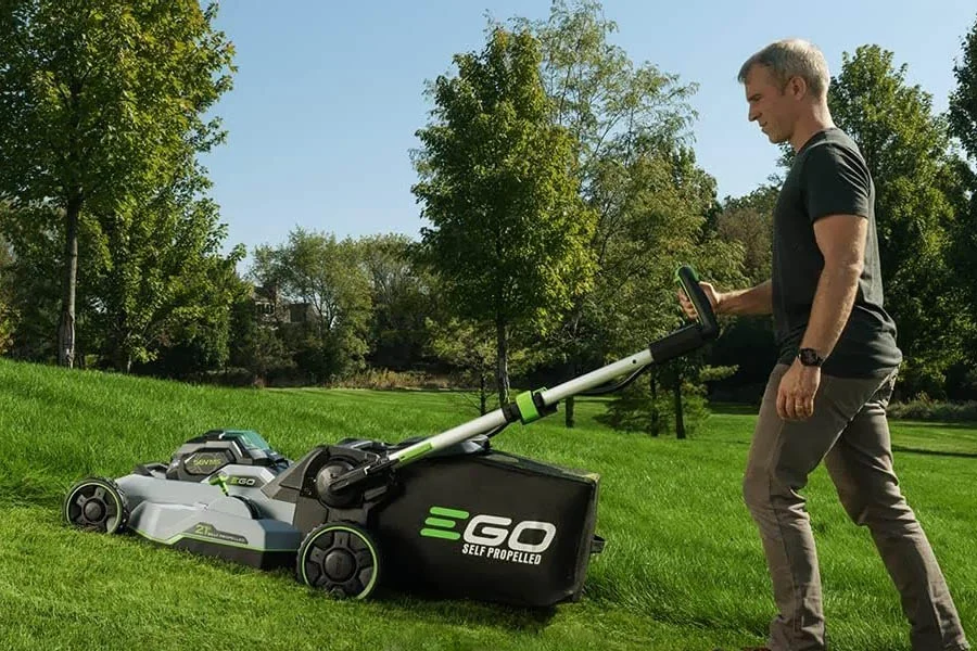 electric push lawnmower